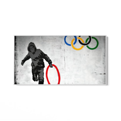 Olympic Rings Looter, Banksy