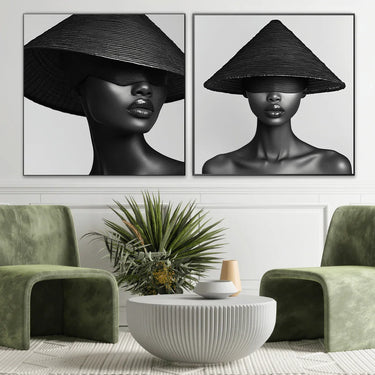 Quadro Stampa su Tela Ombre di Eleganza - CupidoDesign