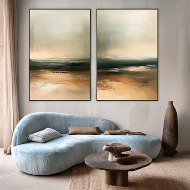 Quadro Stampa su Tela Ombre Dorate - CupidoDesign
