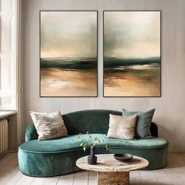Quadro Stampa su Tela Ombre Dorate - CupidoDesign