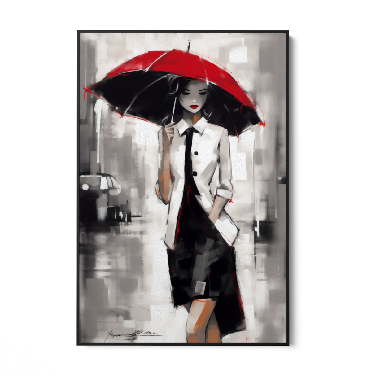 Parapluie rouge