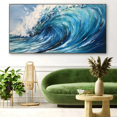 Quadro Stampa su Tela Onda Marina - CupidoDesign