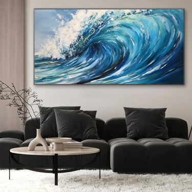 Quadro Stampa su Tela Onda Marina - CupidoDesign