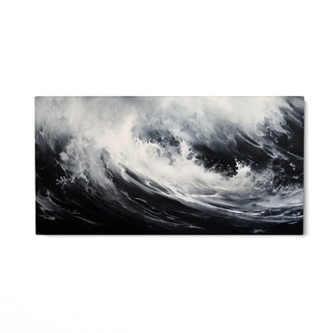 Quadro Stampa su Tela Onda Nera - CupidoDesign