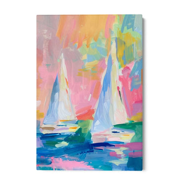 Quadro Stampa su Tela Onde colorate - CupidoDesign