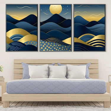 Quadro Stampa su Tela Onde del deserto - CupidoDesign
