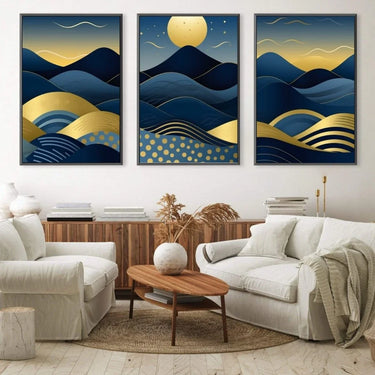 Quadro Stampa su Tela Onde del deserto - CupidoDesign