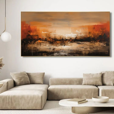 Quadro Stampa su Tela Onde di Luce Crepuscolare - CupidoDesign