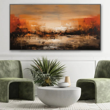 Quadro Stampa su Tela Onde di Luce Crepuscolare - CupidoDesign