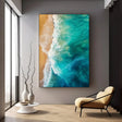 Quadro Stampa su Tela Onde e sabbia - CupidoDesign
