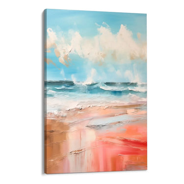 Quadro Stampa su Tela Onde rosa - CupidoDesign