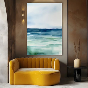 Quadro Stampa su Tela Onde serene - CupidoDesign