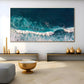 Quadro Stampa su Tela Onde Spumeggianti - CupidoDesign