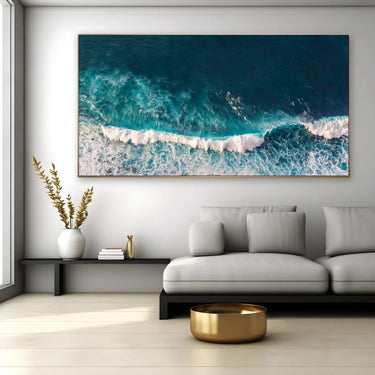 Quadro Stampa su Tela Onde Spumeggianti - CupidoDesign