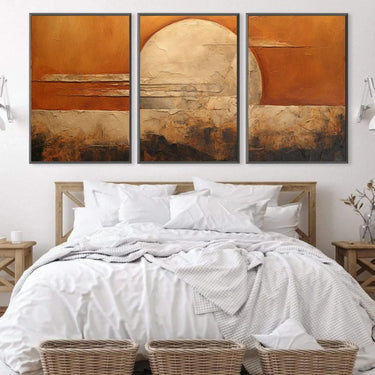 Quadro Stampa su Tela Orizzonte astratto - CupidoDesign