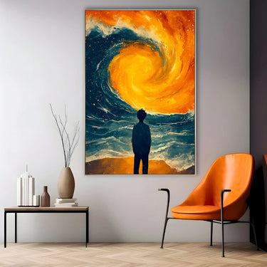 Quadro Stampa su Tela Orizzonti Infiniti - CupidoDesign