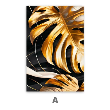 Quadro Stampa su Tela Oro Etereo - CupidoDesign
