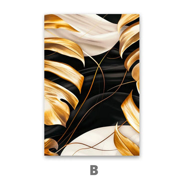 Quadro Stampa su Tela Oro Etereo - CupidoDesign