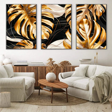 Quadro Stampa su Tela Oro Etereo - CupidoDesign