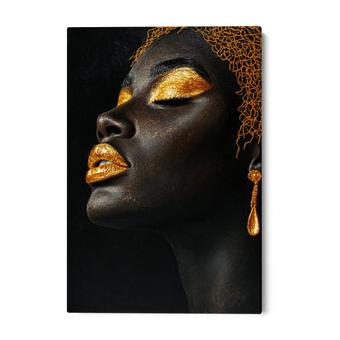 Quadro Stampa su Tela Oro sull’Anima - CupidoDesign