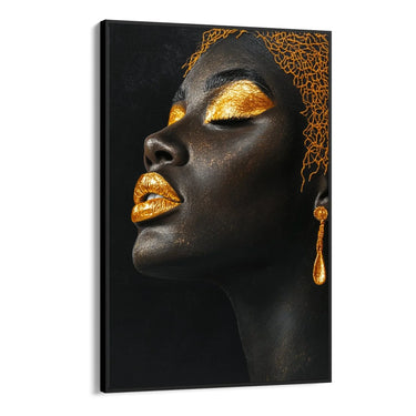 Quadro Stampa su Tela Oro sull’Anima - CupidoDesign
