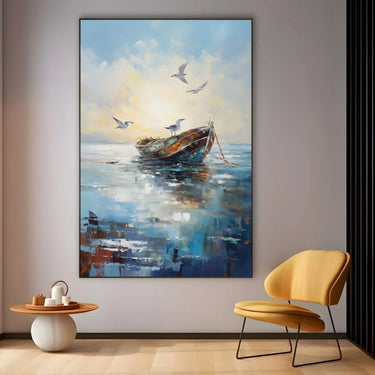 Quadro Stampa su Tela Pacifico Risveglio - CupidoDesign