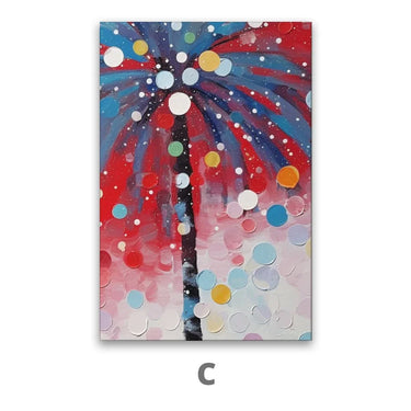 Quadro Stampa su Tela Palme colorate - CupidoDesign