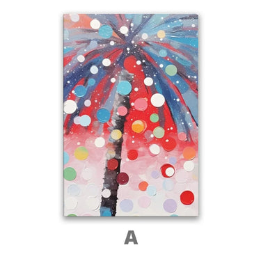 Quadro Stampa su Tela Palme colorate - CupidoDesign