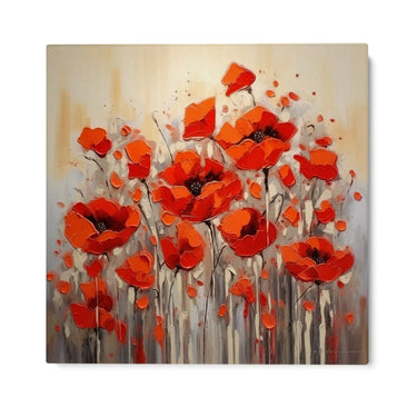 Quadro Stampa su Tela Papaveri Incantati - CupidoDesign