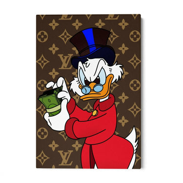 Quadro Stampa su Tela Paperone Graffiti - CupidoDesign