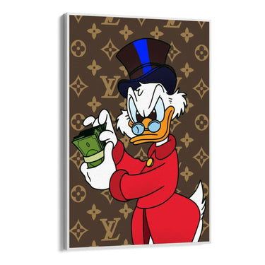 Quadro Stampa su Tela Paperone Graffiti - CupidoDesign