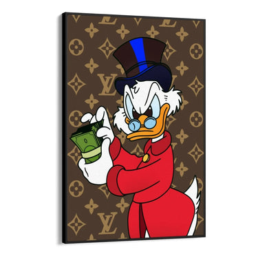 Quadro Stampa su Tela Paperone Graffiti - CupidoDesign