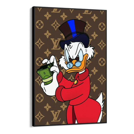 Quadro Stampa su Tela Paperone Graffiti - CupidoDesign