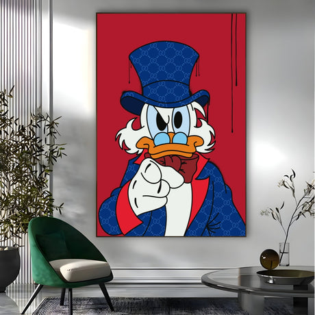 Scrooge vægkunst