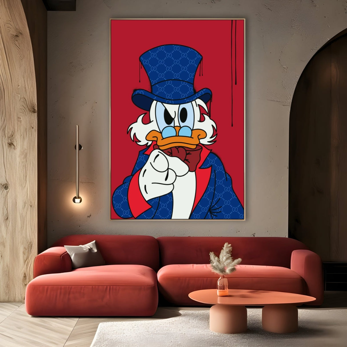 Art mural Scrooge