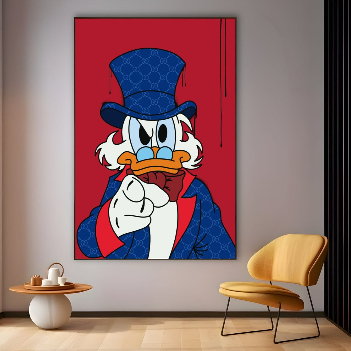 Arte de pared de Scrooge