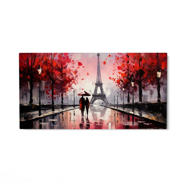 Quadro Stampa su Tela Parigi Coperta dall'Amore - CupidoDesign