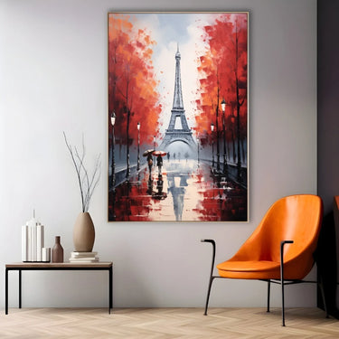 Quadro Stampa su Tela Paris in Love - CupidoDesign