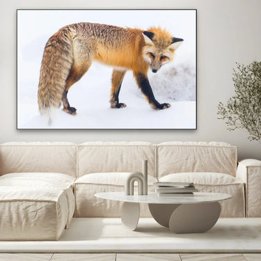 Quadro Stampa su Tela Passi nella Neve - CupidoDesign