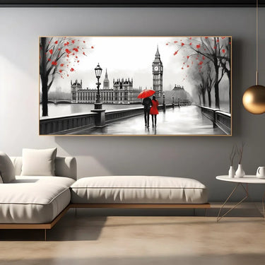 Quadro Stampa su Tela Passione a Londra - CupidoDesign