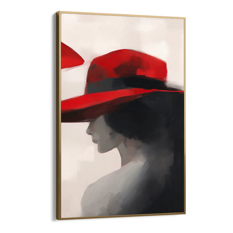 Quadro Stampa su Tela Passione Vermiglia - CupidoDesign