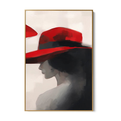 Quadro Stampa su Tela Passione Vermiglia - CupidoDesign