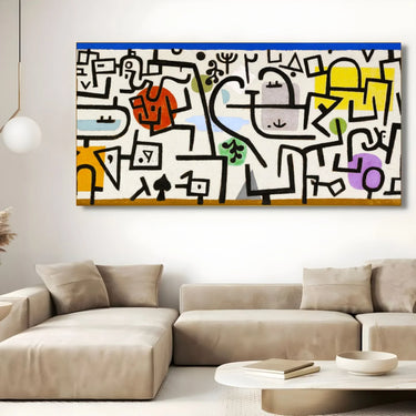 Quadro Stampa su Tela Paul Klee, Rich Port - CupidoDesign