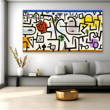 Quadro Stampa su Tela Paul Klee, Rich Port - CupidoDesign