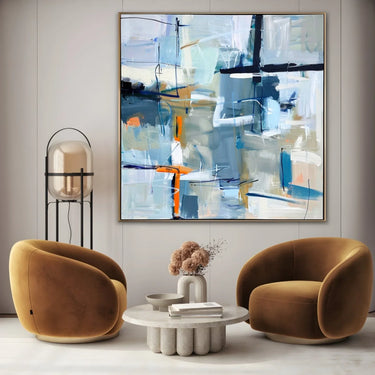Quadro Stampa su Tela Percorsi Astratti - CupidoDesign