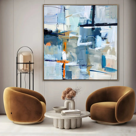 Quadro Stampa su Tela Percorsi Astratti - CupidoDesign