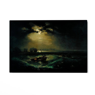 Quadro Stampa su Tela Pescatore in mare, William Turner - CupidoDesign