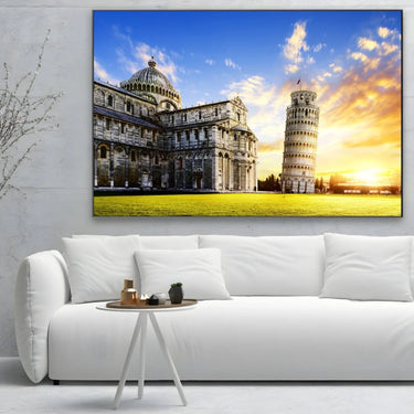 Quadro Stampa su Tela Piazza dei Miracoli, Pisa - CupidoDesign