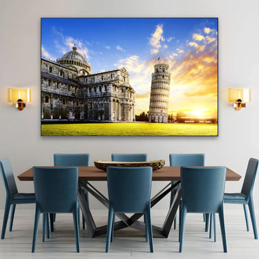Quadro Stampa su Tela Piazza dei Miracoli, Pisa - CupidoDesign