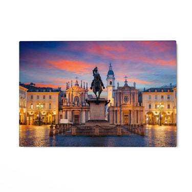 Quadro Stampa su Tela Piazza San Carlo, Torino - CupidoDesign